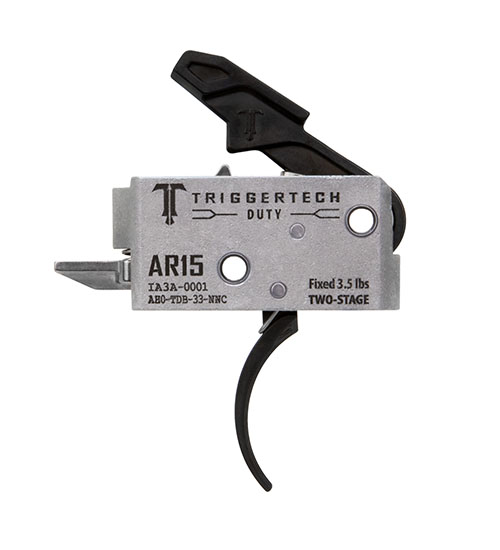 AR-15 Duty Trigger fra TRIGGERTECH gir pålitelig ytelse med lengre take-up og kraftigere reset, perfekt for både MIL og LE operatører.